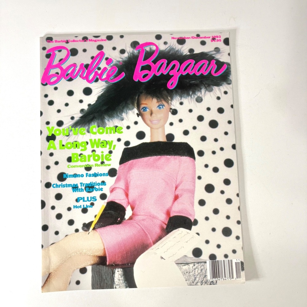 Barbie Bazaar Magazine November December 1993 Vintage Doll Collector Guide